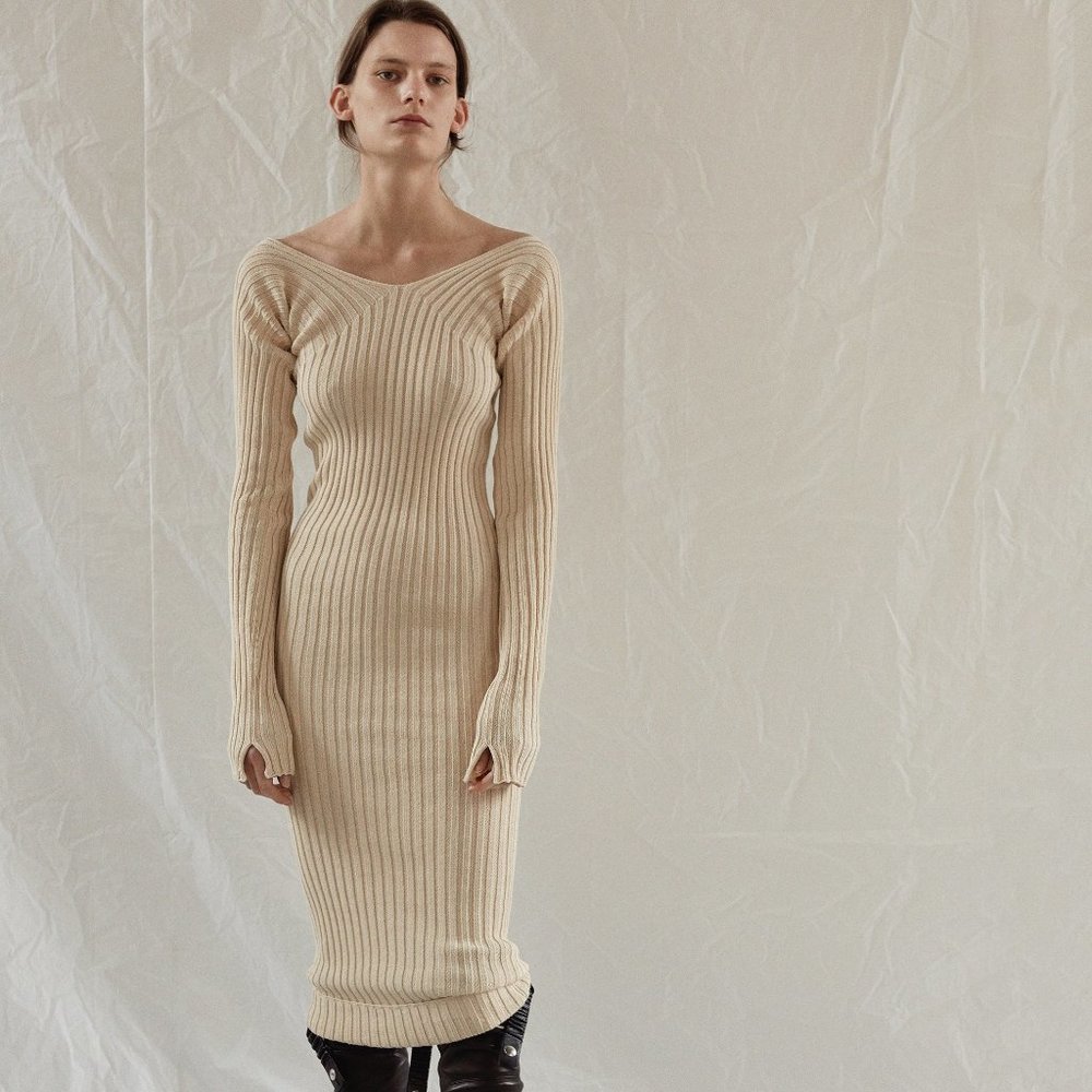 NWT Céline Resort 2017 Black Bodycon Sweaterdress!